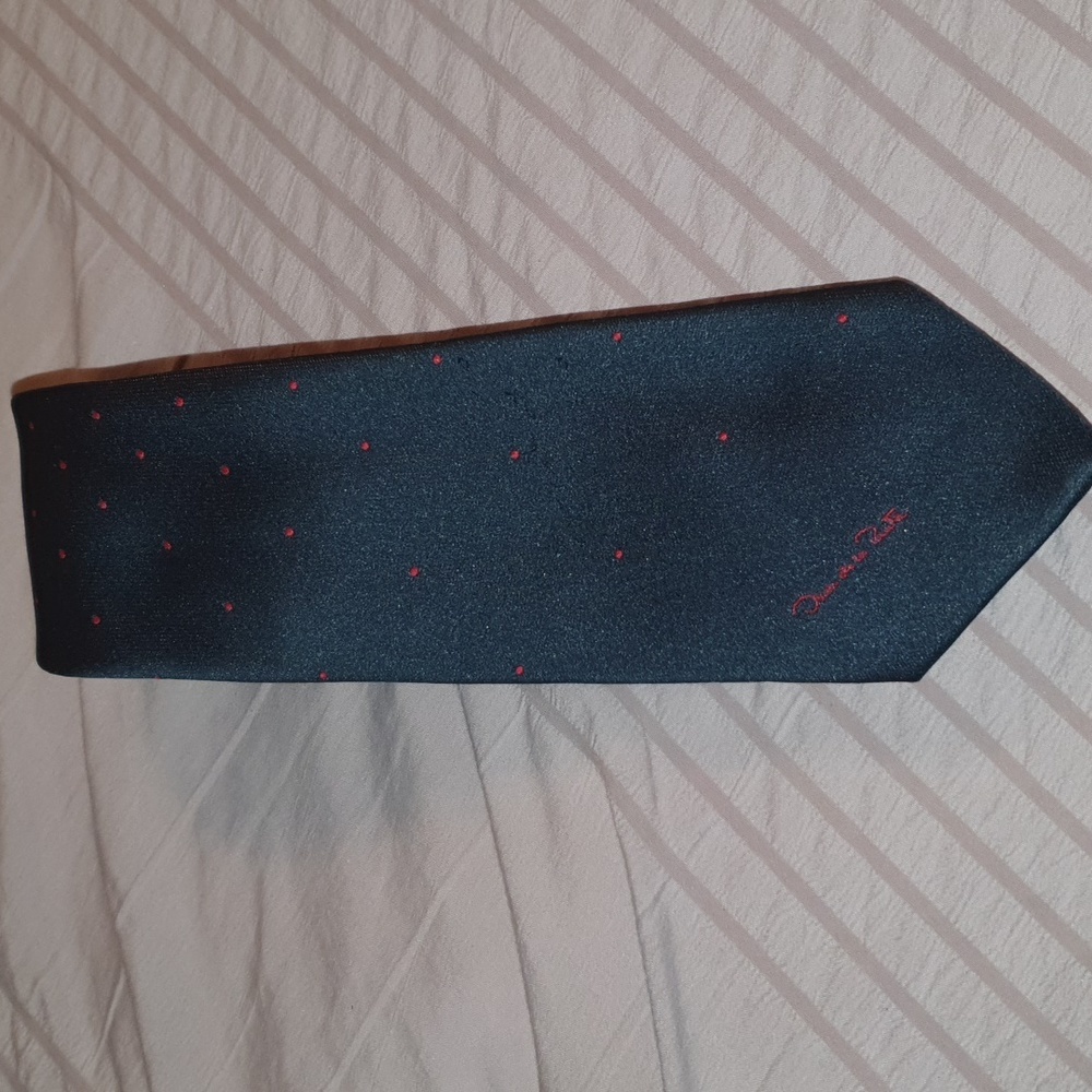 Vtg Men's Designer Oscar De La Renta Necktie